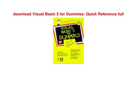 Visual Basic 2019 For Dummies 的图像结果