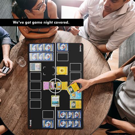 Buy GMC Classic 2 Player Black & White Gaming Mat Compatible for ...