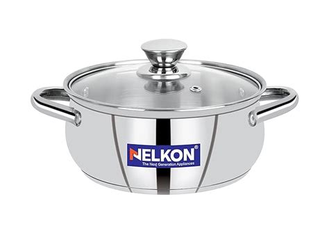 Buy Nelkon Kitchen | Stainless Steel | Casserole (Cook n Serve Pot ...