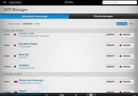 Xfinity X1 DVR Features 的图像结果
