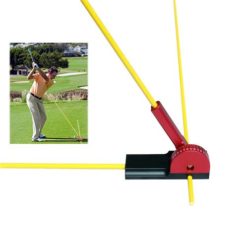 Golf Swing Trainer with 3 Alignment Sticks Portable Golf Training Aid ...