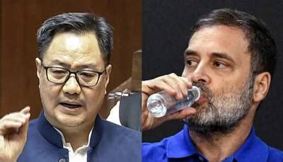 'Incorrigible, Not Going To Improve': Kiren Rijiju Slams Rahul Gandhi ...