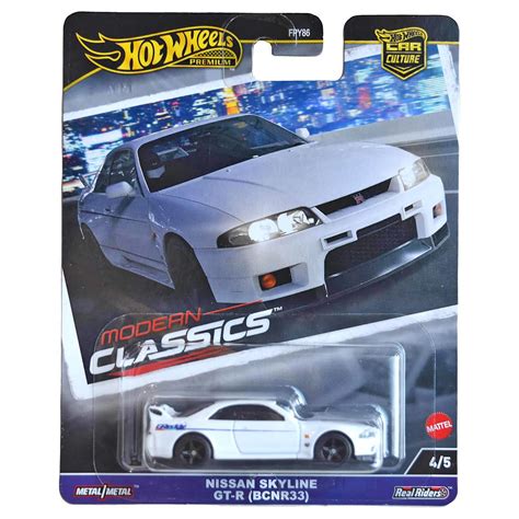 Hot Wheels Car Culture Modern Classics: Nissan Skyline GT-R 1:64 Car ...