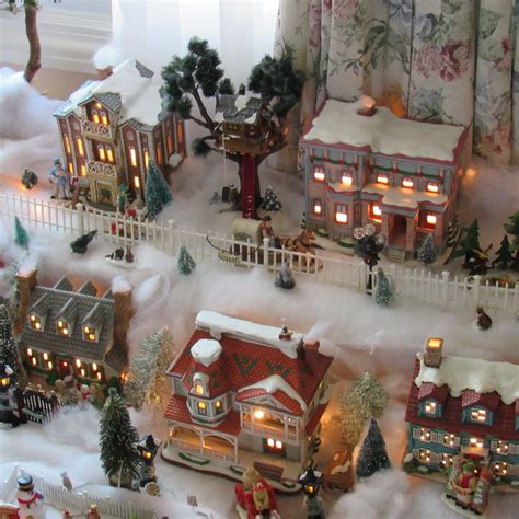 Vintage Christmas Village Decorations at Christy Nathan blog