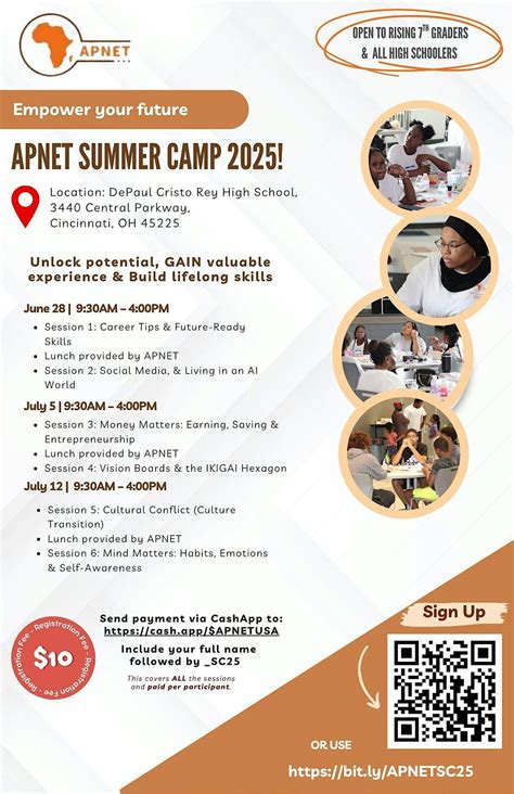 2025 APNET Summer Program, DePaul Cristo Rey High School, Cincinnati ...