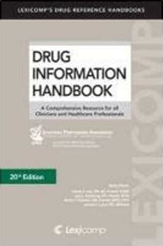 Buy Drug Information Handbook (LexiComp's Drug Reference Handbooks ...
