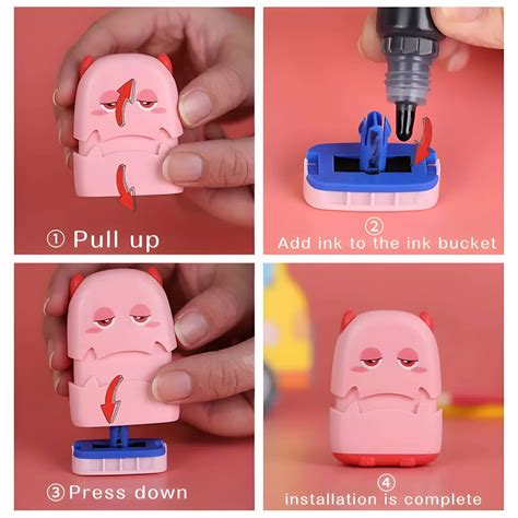 Customizable Signature Stamp, Cute Cartoon Stamp, Personalized Stamp ...