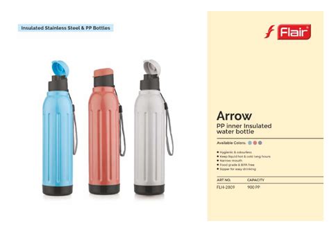 Arrow PP Inner Insulated Water Bottle - All About Brands