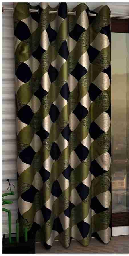 MRV Textile 153 cm (5 ft) Polyester Semi Transparent Window Curtain ...