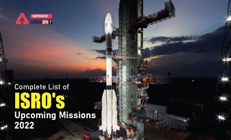 ISRO's Upcoming Missions 2022, Check Complete List
