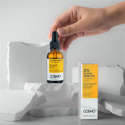 Alpha Arbutin 2% + Hyaluronic Acid Face Serum – Cosmo Advanced India