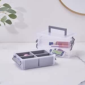 Home Centre Regan Mallory Polypropylene 3-Tier Stackable Storage Boxes ...