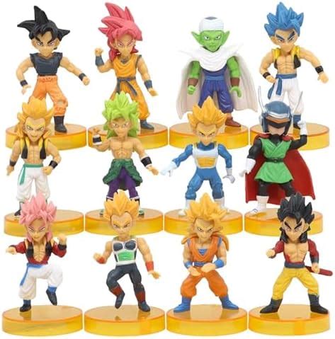 Buy AUGEN Dragon Ball Z Set of 12 B Action Figure Limited Edition for ...