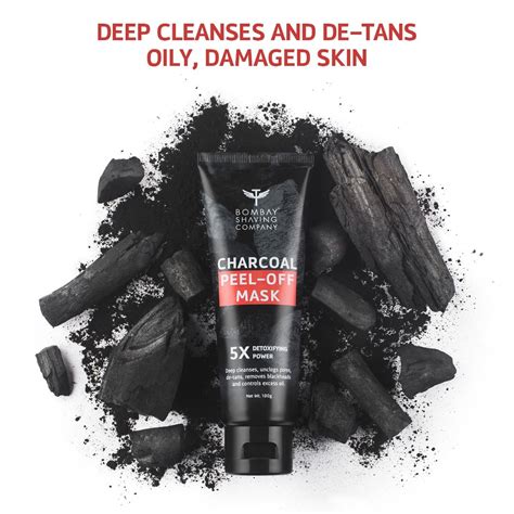 Bombay Shaving Company Charcoal Peel-Off Mask, 100 gm Price, Uses, Side ...