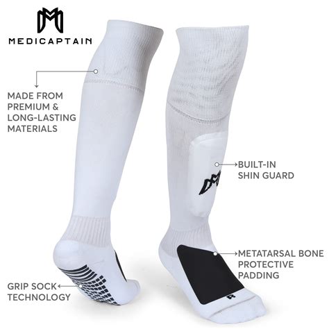 Soccer Players Socks | All-in-One Soccer Socks | MediCaptain