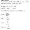 find the Trigonometry function of 120 degree - Brainly.in