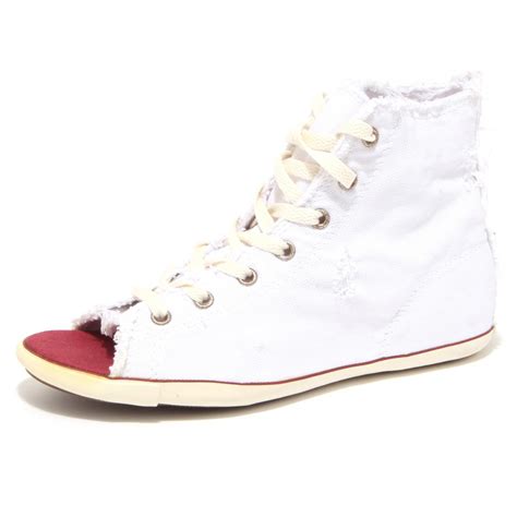 0745P scarpa donna CONVERSE ALL STAR bianco shoe woman