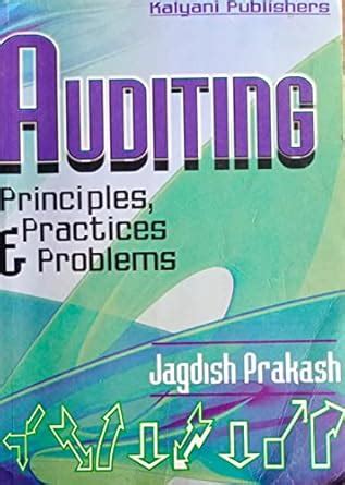 Amazon.in: Buy Auditing Principles Practices And Problems By Jagdish ...