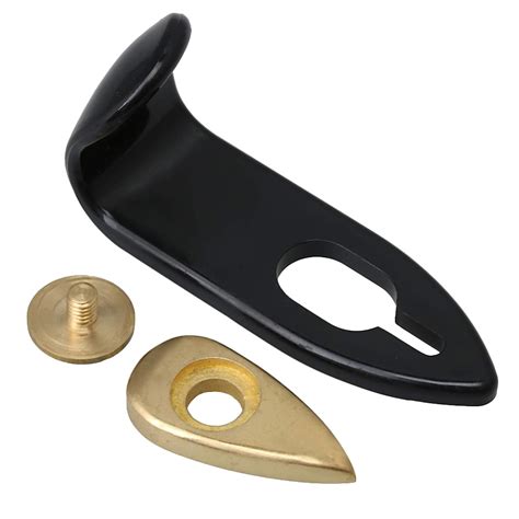 lovermusic Black Plastic Saxophone Thumb Hook Rest Support with Washer ...