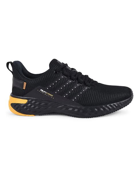 Buy Running Shoes For Men: Oslo-Pro-Blk-Golden | Campus Shoes