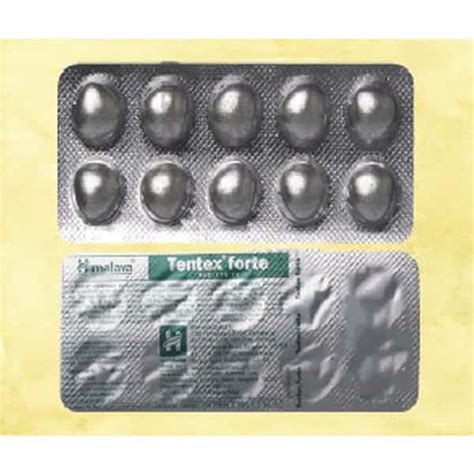 Buy HIMALAYA TENTEX FORTE | TABLETS | 10 NO'S (PACK OF 3) Online & Get ...