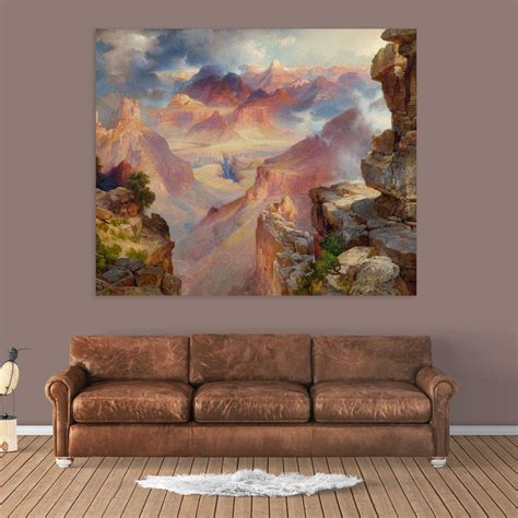 Inephos Framed abstract Canvas - Open up to Heavens - Landscape Theme ...