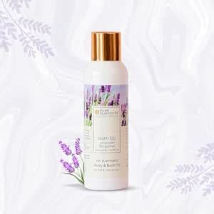 PURE ELEMENTS Lavender Bergamot Bath Oil Essential Oils of Lavender ...