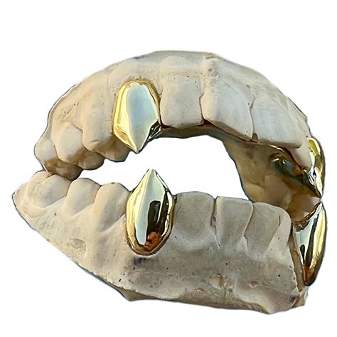 White Gold Teeth Caps
