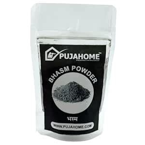 Pujahome Bhasma for Shiv Puja, Vibhuti Bhasma – 100g Pure & Scented ...
