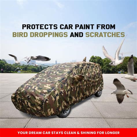 Swift Dzire Car Cover Waterproof - TearTough Camo | Autofact India