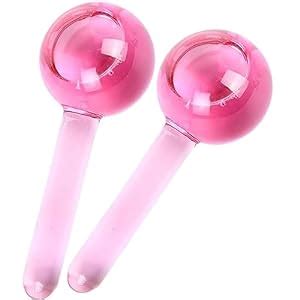 NOVOVIDA Ice Globes for Facials, Ice Globes, Face Massager, Face Tools ...