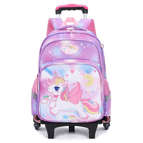PALAY® Unicorn Print School Backpack for Girls Travel Backpack for Girl ...