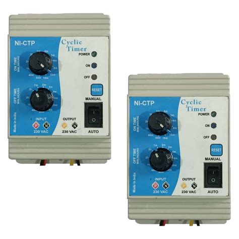 Nutronics (PACK of 2) M-1121 Analog Programmable Cyclic Time Switch for ...