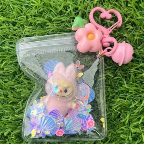 Mini Labubu Grain Pouch Keychain