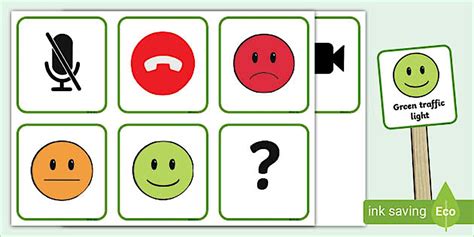 Remote Teaching Flashcards for Zoom and Teams calls