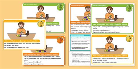 👉 Repeating Pattern Chilli Challenges: Teddy Bear Scarves