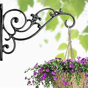 Sharpex Wall Mounted Metal Bracket | Decorative Wall Hook Plant Hanger ...
