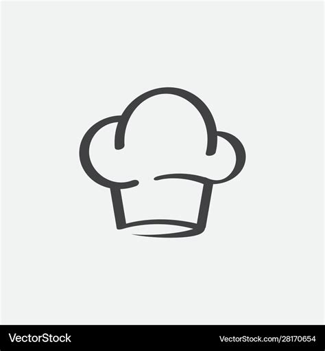 Chef hat icon Royalty Free Vector Image - VectorStock