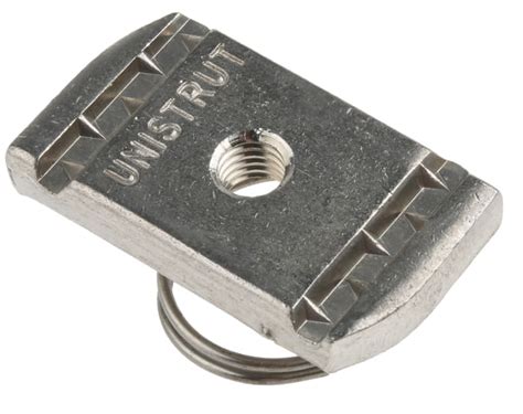 P NS06 SS Unistrut | Unistrut Channel Nut, M6, Nut Base Dimensions 21 x ...