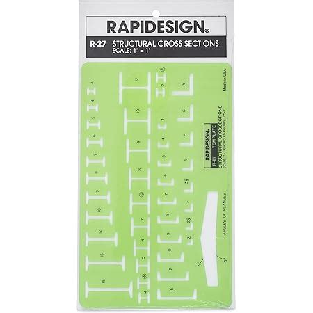 Rapidesign Structural Cross-Section Template, 1 Each | Ubuy India