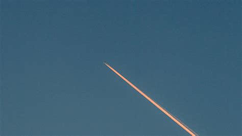 Download wallpaper 2048x1152 aircraft, track, sky, minimalism, flight ...