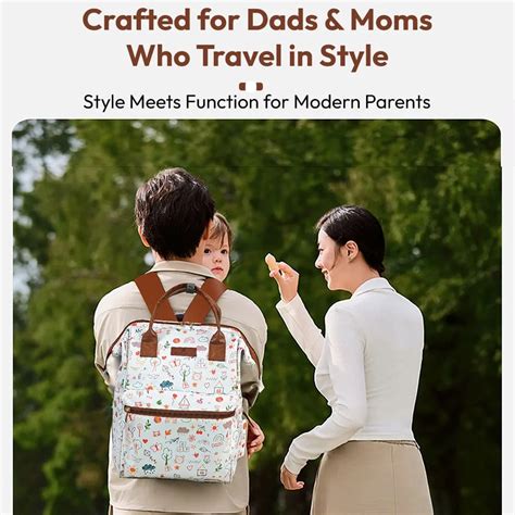Baby Diaper Backpack with Laptop Compartment - StarAndDaisy
