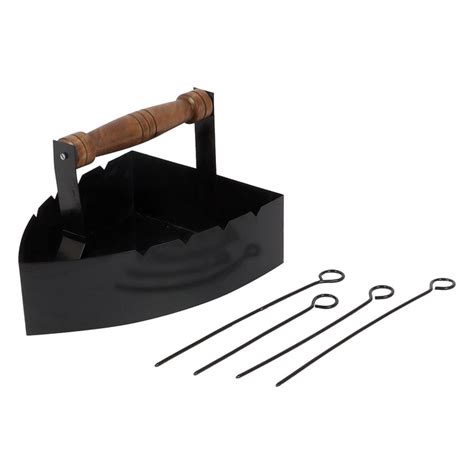 Shop Black Press Shape Serving Platter With Skewers For Restaurants ...