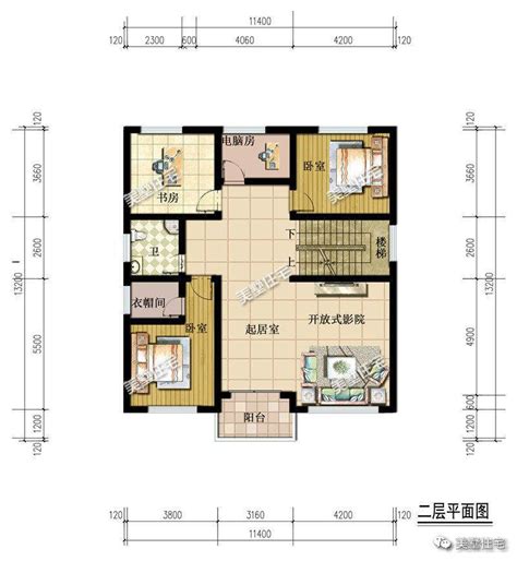 重庆大足新农村自建房设计图二层，外观新颖耐看-建房圈