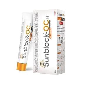Sun-block-oc Sunscreen SPF 45 (50 gm) (Pack of 1) : Amazon.in: Beauty