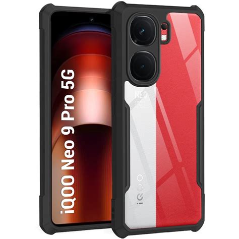 TheGiftKart Shockproof Crystal Clear Back Cover Case for iQOO Neo 9 Pro ...