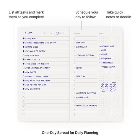 Roda Tasknote Planner- Pack of 2 - SCOOBOO - Roda