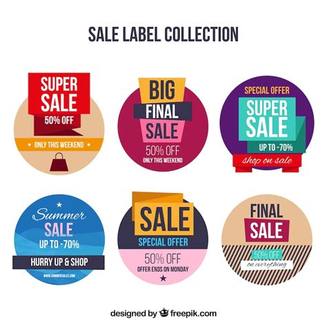 Sales label design Vectors - Download Free High-Quality Vectors from ...