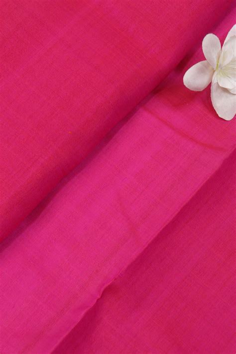 Soft & Luxurious Pink Pure Silk Fabric - 1 Mtr Length | Shop Now!