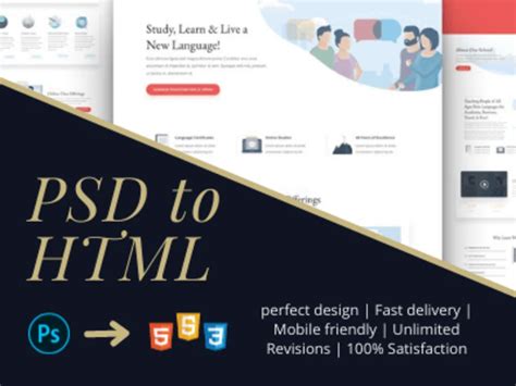 Image result for Convert PSD File to HTML